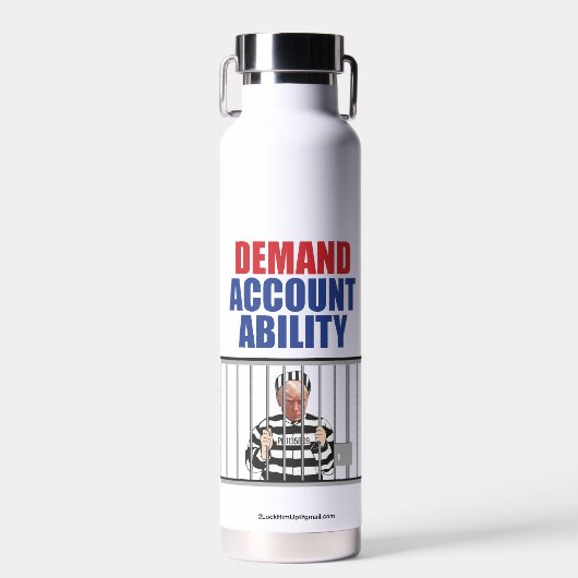 Bouteille d'eau de demande de responsabilité.2026 (Avant)