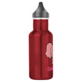 Bouteille d'eau de dessin animé éléphant rose (Gauche)