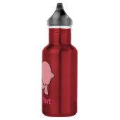 Bouteille d'eau de dessin animé éléphant rose (Droite)