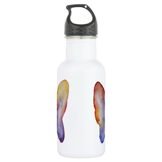 Bouteille d'eau de dessin papillon (532 ml), blanc (Dos)