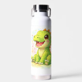Bouteille d'eau de dinosaure mignon (Avant)
