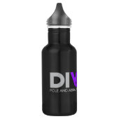 Bouteille d'eau de DivaFit (foncée) (Gauche)