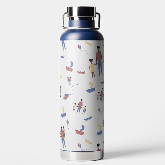 Bouteille d'eau de fête des pères (Plage)