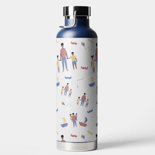 Bouteille d'eau de fête des pères (Droite)