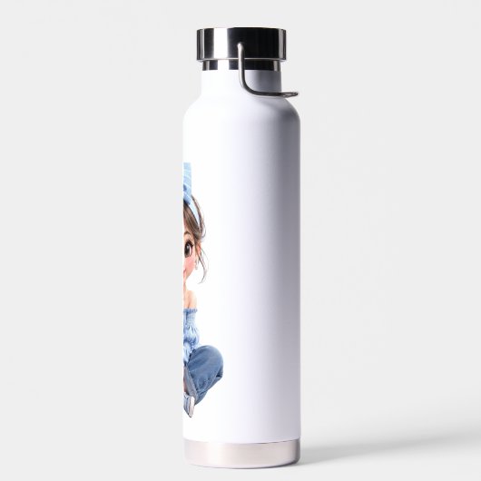 Bouteille d'eau de fille Anime Kawaii (Gauche)