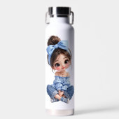 Bouteille d'eau de fille Anime Kawaii (Avant)