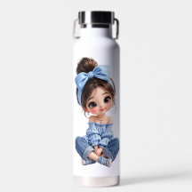 Bouteille d'eau de fille Anime Kawaii