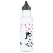 Bouteille d'eau de fille de yoga, 24oz (Droite)