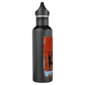 Bouteille d'eau de fille de yoga de pose d'arbre (Gauche)