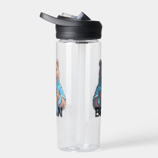 Bouteille d'eau de football personnalisée (Droite)