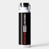 Bouteille d'eau de gym Thor : La constance vaut mi (Avant)