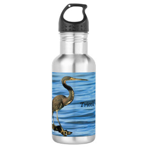 Bouteille d'eau de Heron Tricolée