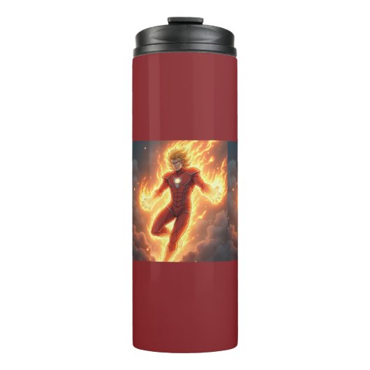 Bouteille d'eau de héros d'anime (Devant)