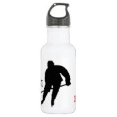 Bouteille d'eau de hockey personnalisée (Devant)