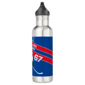 Bouteille d'eau de hockey personnalisée (Droite)