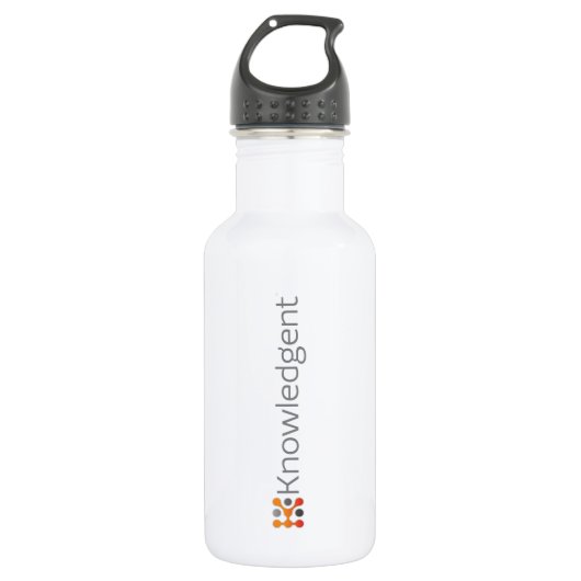 Bouteille d'eau de Knowledgent 18oz (Devant)