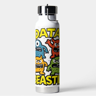 Bouteille d'eau de la Bête de données grognon
