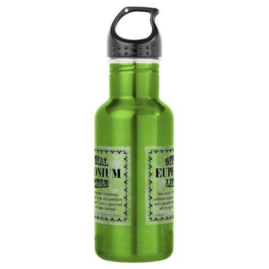 Bouteille d'eau de la licence Euphonium (Devant)