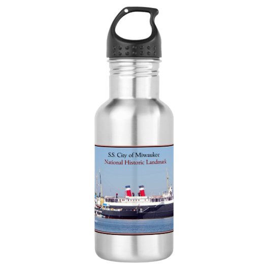 Bouteille d'eau de la LNH SS de Milwaukee et Acaci (Devant)