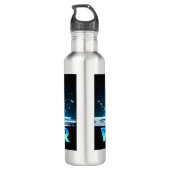 Bouteille d'eau de la marque Equipe | Défi YouTube (Dos)