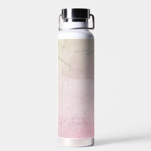 Bouteille d'eau de la Parties scintillant en marbr