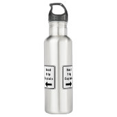 Bouteille d'eau de la route (Dos)