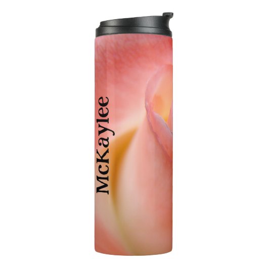 Bouteille d'eau de la Saint-Valentin Rose Rose (Tourné sur la gauche)