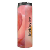 Bouteille d'eau de la Saint-Valentin Rose Rose (Dos)