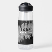 Bouteille d'eau de l'amour de l'unité inclusive (Avant)