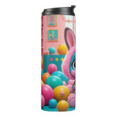 Bouteille d'eau de lapin mignonne - Rabbit bleu ad (Tourné sur la gauche)