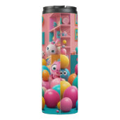 Bouteille d'eau de lapin mignonne - Rabbit bleu ad (Dos)