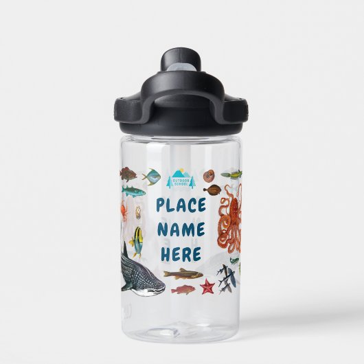 Bouteille d'eau de l'école extérieure (Nom) (Salle de sport)