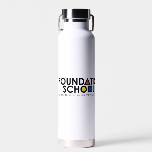 Bouteille d'eau de l'école Foundations à CCE (Avant)