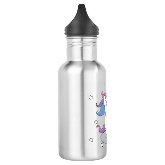 Bouteille d'eau de licorne de jet de marteau (Gauche)