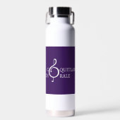 Bouteille d'eau de marque Chorale (Avant)