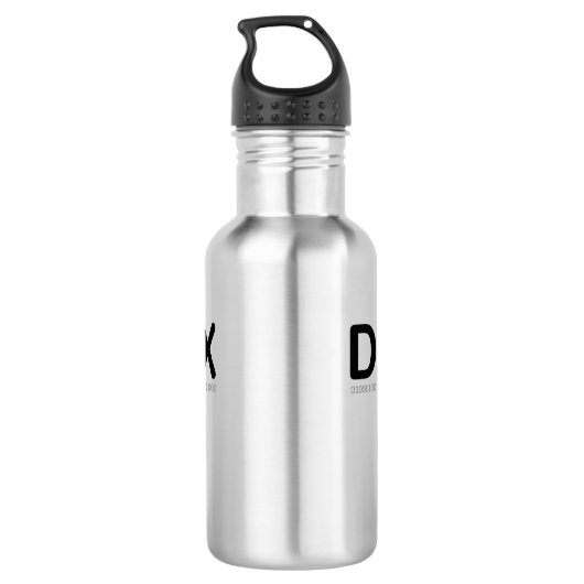 Bouteille d'eau de marque Databox (Dos)