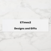 Bouteille d'eau de marque / étiquettes (Étiquettes simples)