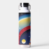 Bouteille d'eau de Noël brillante (Avant)