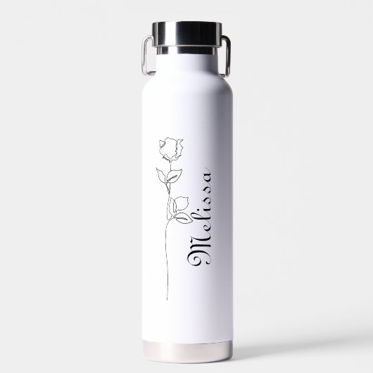 Bouteille d'eau de nom personnalisée (Avant)