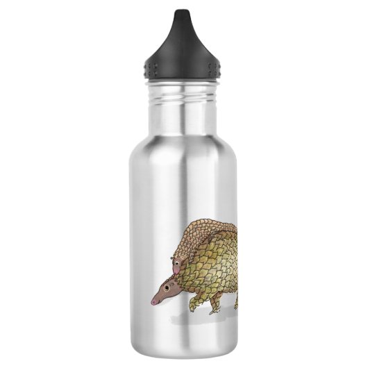 Bouteille d'eau de pangolin mère et bébé (Gauche)