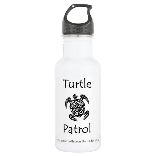Bouteille d'eau de patrouille de tortue (Devant)
