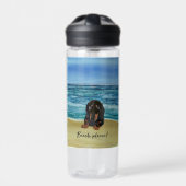 Bouteille d'eau de plage Dachshund (Extérieur)