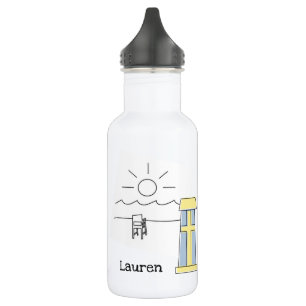 Bouteille d'eau de plage personnalisée de Bethany
