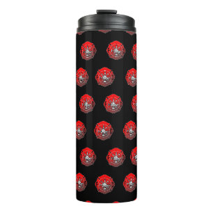 bouteille d'eau de pompier avec Crosss Maltais
