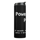 Bouteille d'eau de PZP (Tourné sur la gauche)