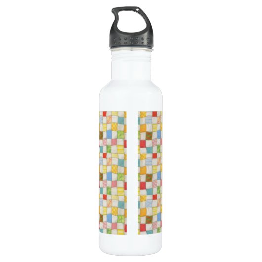 BOUTEILLE D'EAU DE QUILT CRAZY (Dos)