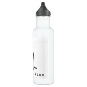 Bouteille d'eau de #RiseAndWine (Droite)