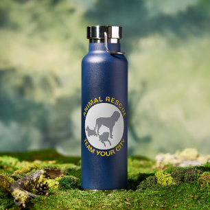 Bouteille d'eau de sauvetage animale