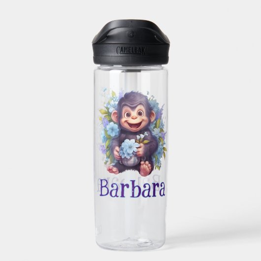 Bouteille d'eau de singe de bébé customisée (Arrière)