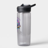 Bouteille d'eau de skateboard maman et fils graffi (Gauche)